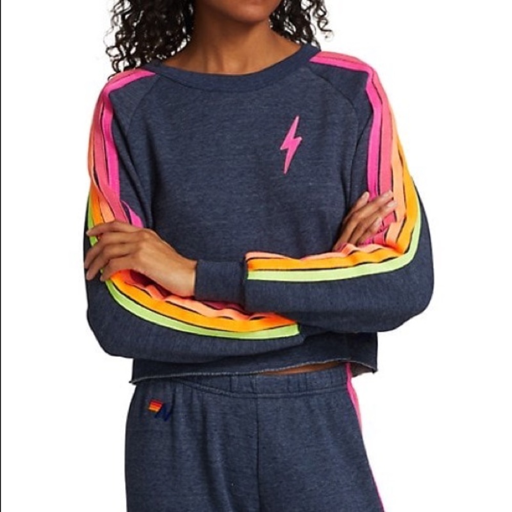 Aviator Nation Cropped Sweatshirt